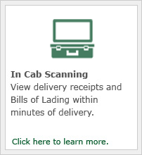 View delivery receipts and Bills of Lading within minutes of delivery.