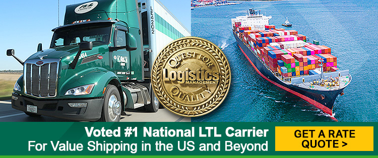 Voted #1 National LTL Carrier For Value Shipping in the US and Beyond - Click to Get a Rate Quote