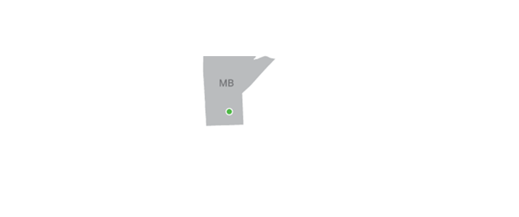 Map of Manitoba