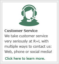 We take customer service very seriously at R+L with multiple ways to contact us on our website, through social media and on the phone.
